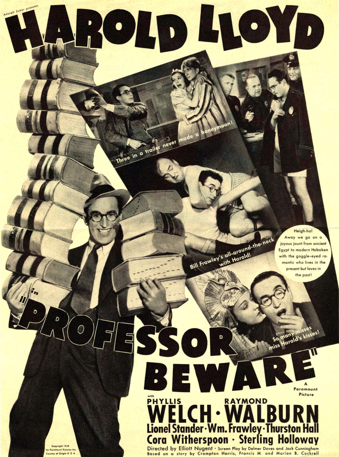 Professor Beware (1938) was Harold Lloyd's next-to-last starring film.